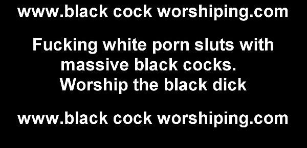  Nothing gets me wetter than a big black cock